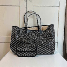 (M,Black)New Bag Large Capacity Tote Bag Mother Bag Handbag Gifts