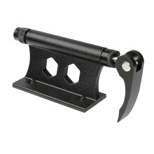 Bike Car Rack Front Fork Aluminum Alloy Fork Quick Release Bicycle Mount Rack Front Fork Waterproof Stable(1pc, black)