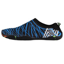 1 Paar Wasserschuhe Schnelltrocknend Schwarz/Blau Größe 39