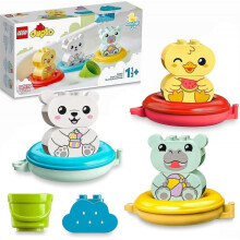 LEGO 10965 Duplo Bath Toy: The Animal Floating Train, Bath Set for Child and Baby 1.5 Years Old, Bat