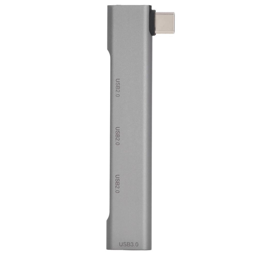 Aluminium Alloy Type C Hub 4 Ports Usb 3.0 & 2.0 Gray 3781338110070