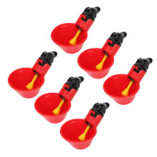 Automatischer Hühner-Tränke-Kopf - Sicheres Geflügel-Wasserbereitungsset für Hühner, Vögel und Wachteln