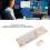Ergonomic Beige Wireless Combo Round Keys 1600 DPI Mouse Plug & Play 14