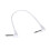 6er-Set Gitarren-Effektkabel 30 cm 6,35 mm 6 Farben 11