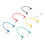 6er-Set Gitarren-Effektkabel 30 cm 6,35 mm 6 Farben 2