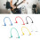 6er-Set Gitarren-Effektkabel 30 cm 6,35 mm 6 Farben 5