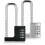 U-Shaped Padlock For Cabinets And Doors, Adjustable, Mechanical Combination Lock, Black 4