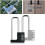 U-Shaped Padlock For Cabinets And Doors, Adjustable, Mechanical Combination Lock, Black 3