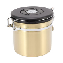 Luftdichte Kaffeedose aus 304-Edelstahl, 1,2 L
