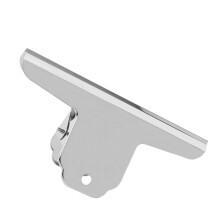 Sizeable 6.3in Stainless Steel Binder Clip Large Clamping Force Office School