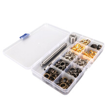 8-mm-Ösen-Set - 100 Stück, 4 Farben, Werkzeug