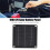10W tragbares Solarmodul-Kit 12V, 21x21cm 4