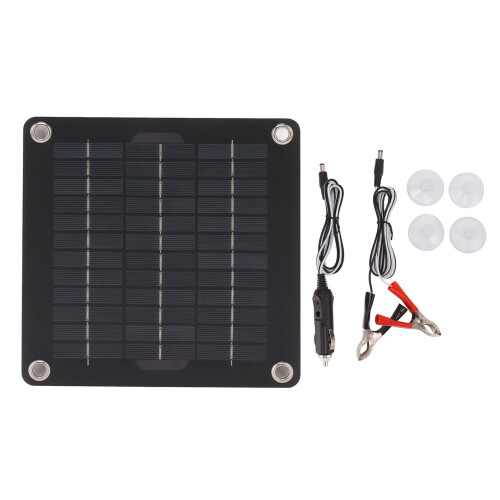 10W tragbares Solarmodul-Kit 12V, 21x21cm 2