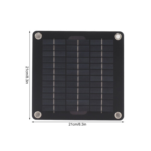 10W tragbares Solarmodul-Kit 12V, 21x21cm 1