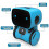 (Blue) Kids Robot Toy, Interactive Smart Talking Robot With Voice Controlled Touch Sensor Speech Recognition, Birthday Gifts 3