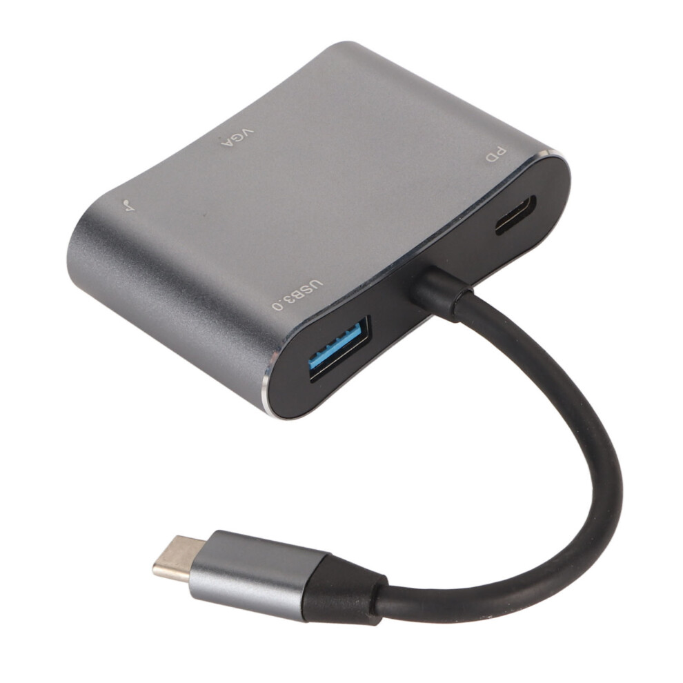 Aluminum Type C Dock: 4K Hd Vga Usb3.0 87W Pd & Audio For Devices 8281338130085