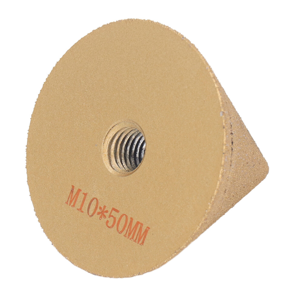 Diamond Beveling Chamfer Bit M10xd50mm For Tile Ceramic Marble Stone Shaping 4911338130979
