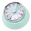 Mechanischer Countdown-Timer mit visuellem Display, Zifferblatt, Edelstahl, Timer für Lernen, Büro, hellgrün 15