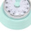 Mechanischer Countdown-Timer mit visuellem Display, Zifferblatt, Edelstahl, Timer für Lernen, Büro, hellgrün 9