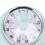 Mechanischer Countdown-Timer mit visuellem Display, Zifferblatt, Edelstahl, Timer für Lernen, Büro, hellgrün 6