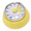 Pastellgelber mechanischer Countdown-Timer, Durchmesser 7,3 cm 16