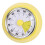 Pastellgelber mechanischer Countdown-Timer, Durchmesser 7,3 cm 3