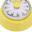Pastellgelber mechanischer Countdown-Timer, Durchmesser 7,3 cm 13