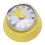 Pastellgelber mechanischer Countdown-Timer, Durchmesser 7,3 cm 8