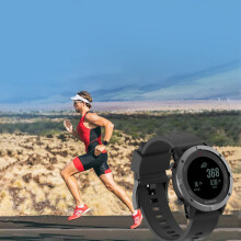 GPS-Sportuhr Fitness-Tracker armbanduhren mit Herzfrequenzmesser 100M Wasserdicht zum Laufen Schwimmen Radfahren Klettern