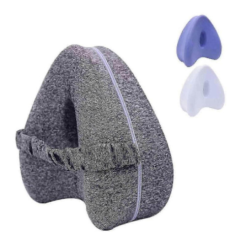 (Gray) Smooth Spine Pillow, Smooth Spine Alignment Pillow - Relieves Hip And Sciatica, Smooth Spine Leg Pillow