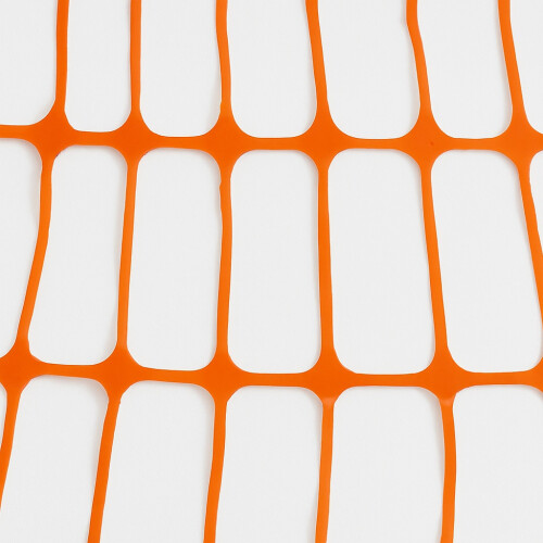 (Orange, 25 Metre) Plastic Barrier Mesh Safety Fencing 2