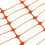 (Orange, 25 Metre) Plastic Barrier Mesh Safety Fencing 6