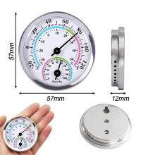 2-in-1 Hygrometer 0-100% RH 57x57x12mm Grün A
