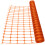 (Orange, 50 Metre) Plastic Barrier Mesh Safety Fencing 1