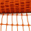 (Orange, 50 Metre) Plastic Barrier Mesh Safety Fencing 8