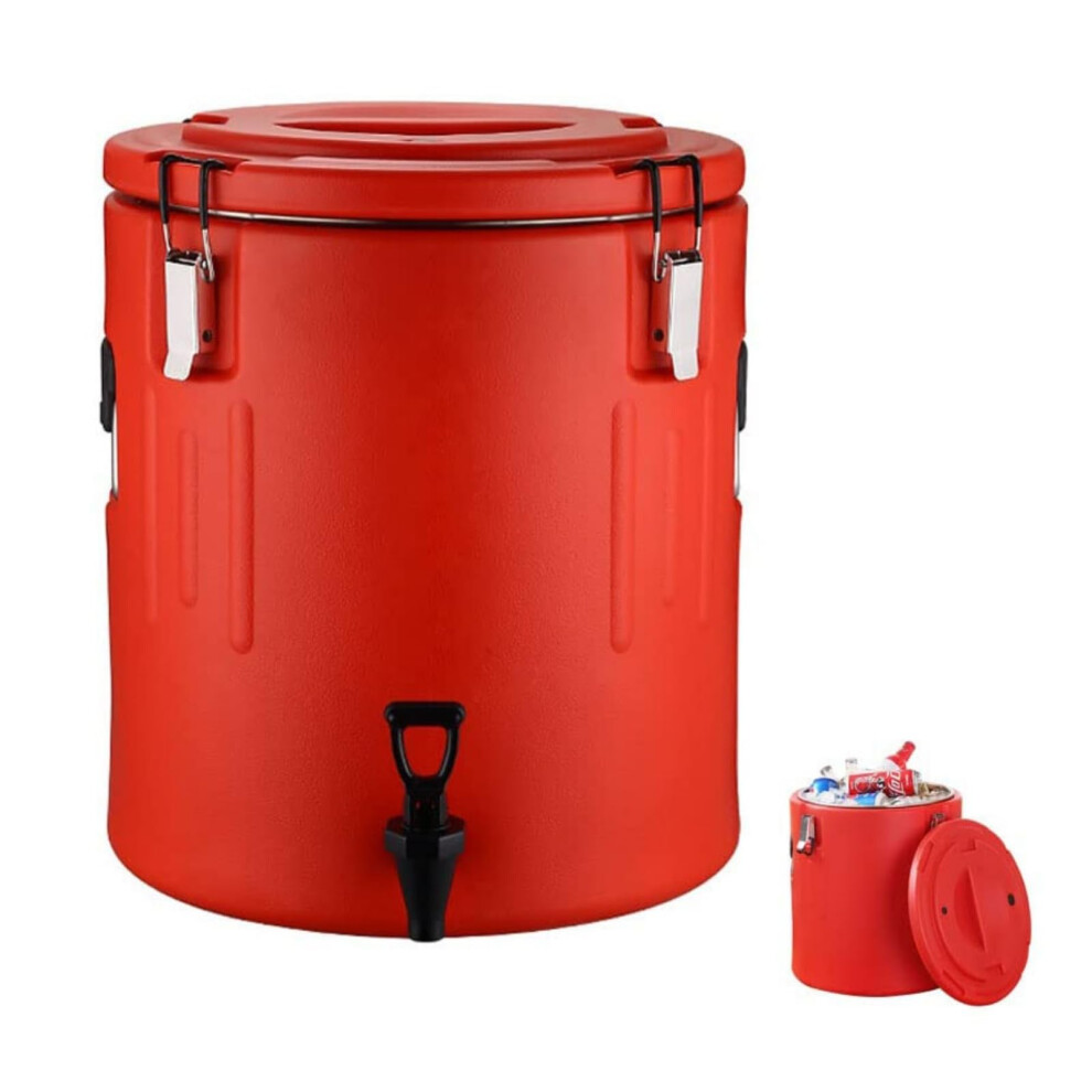 Hot and Cold Dispenser with Faucet 30L Capacity Insulated For 48 Hours Catering Urn Hot Water Boiler Dispenser Barrel-image-OPC-PJGTM6X-NEW