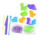 Kids Play Sand Set 10.6oz Colored Safe Dinosaur Imagination Stimulate 12