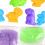 Kids Play Sand Set 10.6oz Colored Safe Dinosaur Imagination Stimulate 3