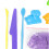 Kids Play Sand Set 10.6oz Colored Safe Dinosaur Imagination Stimulate 7