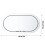 2PCS Durable PET Drum Head Patch Protector for Double Pedal in White 2