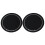 2PC PET Drum Head Patch Protector Black Wear Resistant Drum Head Cover 3