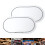 2PCS Durable PET Drum Head Patch Protector for Double Pedal in White 16