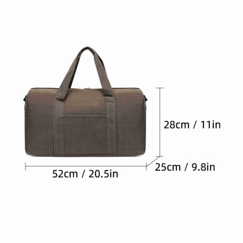 Große Duffle-Tasche 33x63x29cm Schwarz 1