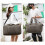 Große Duffle-Tasche 33x63x29cm Schwarz 4