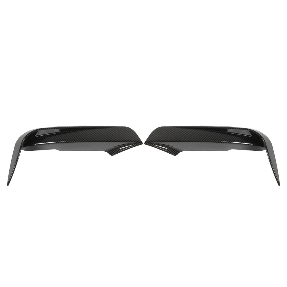 2Pcs Front Bumper Vent Canard Splitter Left Right 9121376296833