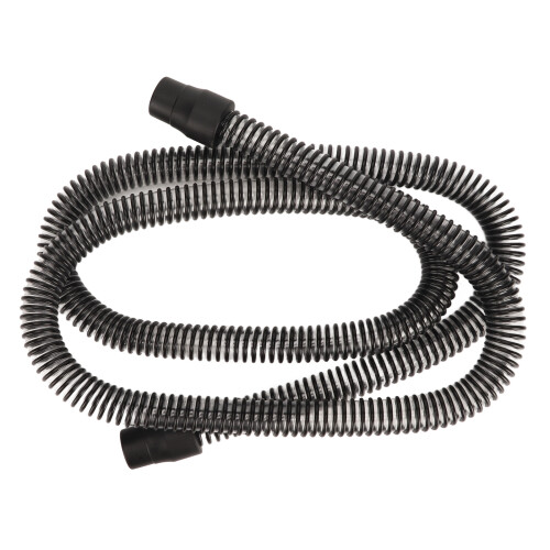 Schwarzer High-Flex-Atemschlauch mit innerem Schutzschild 1