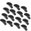 Universal 15Pcs Trekking Pole Tip Protectors 8