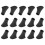 Universal 15Pcs Trekking Pole Tip Protectors 7