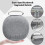 VR Glasses Bag Hard Shell Shockproof Storage Case with Shoulder Strap 7