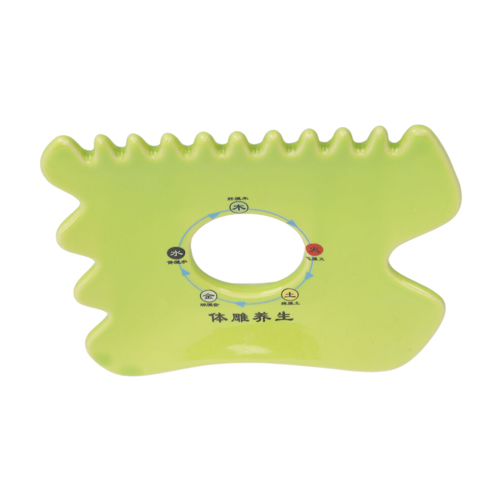 Ceramic Gua Sha Massage Board with Multiple Edges for Sculpting
